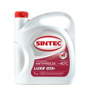 Охлаждающая жидкость *Sintec LUXE антифриз 5кг красный G12+ -40 614500/614503