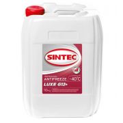 Охлаждающая жидкость *Sintec LUXE антифриз 10кг красный G12+ -40 756665/614504