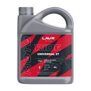 Моторное масло LAVR 7742 MOTO RIDE 2T FC Universal 4л п/синт l-egs